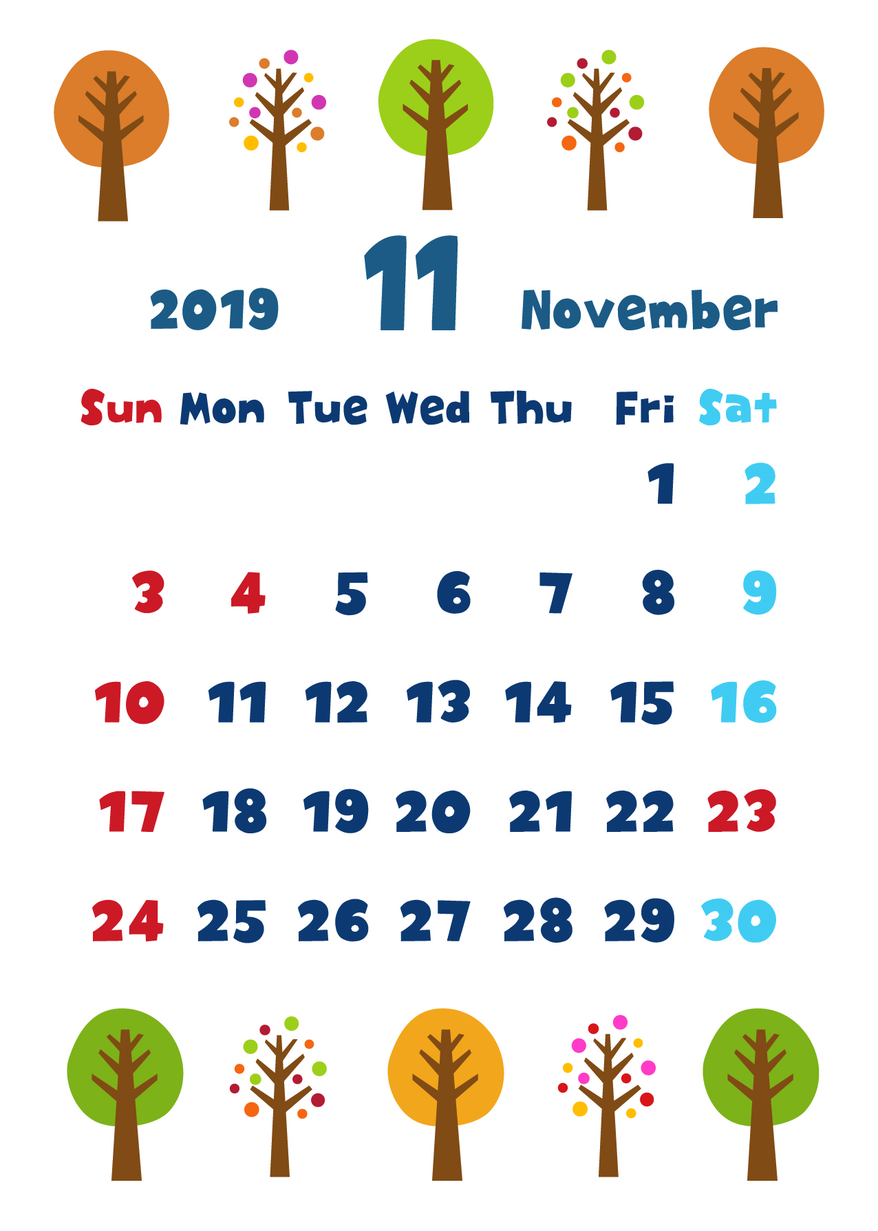 11 が つ カレンダー 19 イベントカレンダー 19年11月