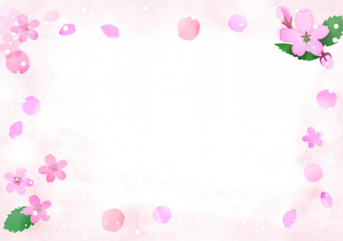 3月 4月 春 桜の花